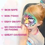 15-Color Face and Body Paint Set for Halloween