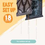 9 Pack Halloween Tombstones for Spooky Yard Decor
