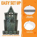 9 Pack Halloween Tombstones for Spooky Yard Decor