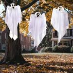 3 Pack Cute Hanging Ghosts for Halloween Decor
