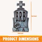 9 Pack Halloween Tombstones for Spooky Yard Decor