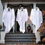 3 Pack Cute Hanging Ghosts for Halloween Decor