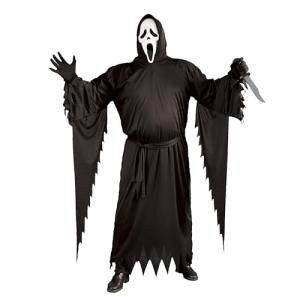 Men's Plus Size Scream Costume - Black