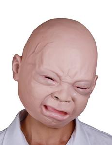 Cry Baby Full Head Latex Mask for Adults