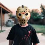 Yellow Hockey Mask for Kids Halloween Costume