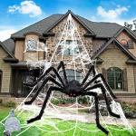 Giant Spider Web Decorations for Halloween Fun