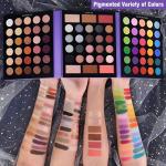 Colorful 86-Color Eyeshadow Palette and Brush Set
