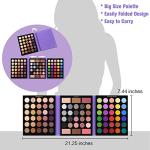Colorful 86-Color Eyeshadow Palette and Brush Set