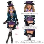 Delightful Hatter Sexy Tank Dress Costume Set