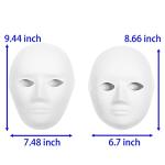 14 Pack Paper Mache Masks for Halloween Fun