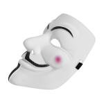 White Costume Mask for Halloween Cosplay Fun