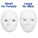 14 Pack Paper Mache Masks for Halloween Fun