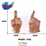 Funny Middle Finger Mask for Costume Parties