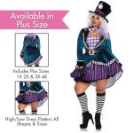 Delightful Hatter Sexy Tank Dress Costume Set