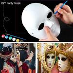 14 Pack Paper Mache Masks for Halloween Fun
