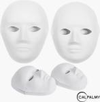 14 Pack Paper Mache Masks for Halloween Fun