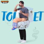 Funny Inflatable Toilet Costume for Halloween Fun