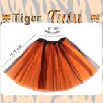 Tiger Costume Set with Ears, Tail, and Tutu