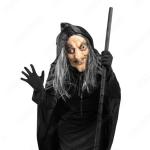 Scary Witch Latex Mask for Halloween Parties