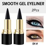 2Pcs Waterproof Gel Eyeliner & Smoky Eyeshadow