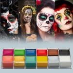 Halloween Makeup Kit: 8 PCS SFX Face Paint Set