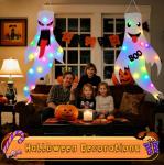Light Up Ghost Decorations for Halloween - 2 Pack