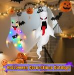 Light Up Ghost Decorations for Halloween - 2 Pack