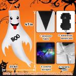 Light Up Ghost Decorations for Halloween - 2 Pack