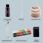 Halloween Makeup Kit: 8 PCS SFX Face Paint Set