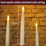 Floating LED Candles - 12pcs Halloween Decor