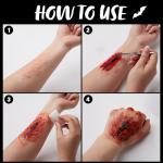 Halloween Makeup Kit: 8 PCS SFX Face Paint Set