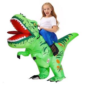 Kids Inflatable T-Rex Dinosaur Costume for Halloween
