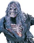 3D Zombie Costume for Adults - Multicolor