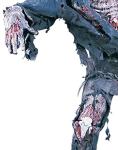 3D Zombie Costume for Adults - Multicolor