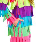 Women's Hooded Long Sleeve Pinata Costume Dress