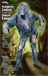 3D Zombie Costume for Adults - Multicolor