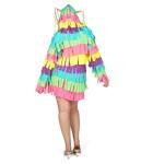 Women's Hooded Long Sleeve Pinata Costume Dress