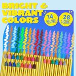 42PCS Non-Toxic Face and Body Paint Crayons Set