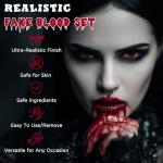Realistic Fake Blood Spray Set for Halloween Costume