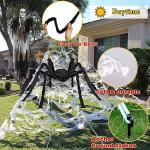 200 LED Giant Spider Web Lights for Halloween Decor