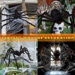 200 LED Giant Spider Web Lights for Halloween Decor