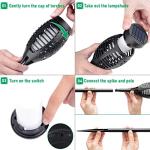 Solar Torch Lights with Flickering Flame for Halloween