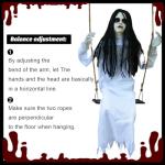 Hanging Creepy Girl Halloween Decoration Prop