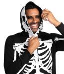 Men's Comfy Skeleton Jumpsuit with Hood