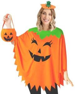 3-Piece Women's Pumpkin Costume with Accessories