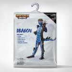 Kids Black and Blue Dragon Costume Set