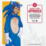 Kids Deluxe Sonic the Hedgehog Costume, Medium