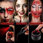 3PCS Realistic Fake Blood Makeup Kit