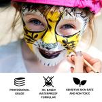 Glow in the Dark Black & White Face Paint Set