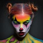 Glow in the Dark Black & White Face Paint Set